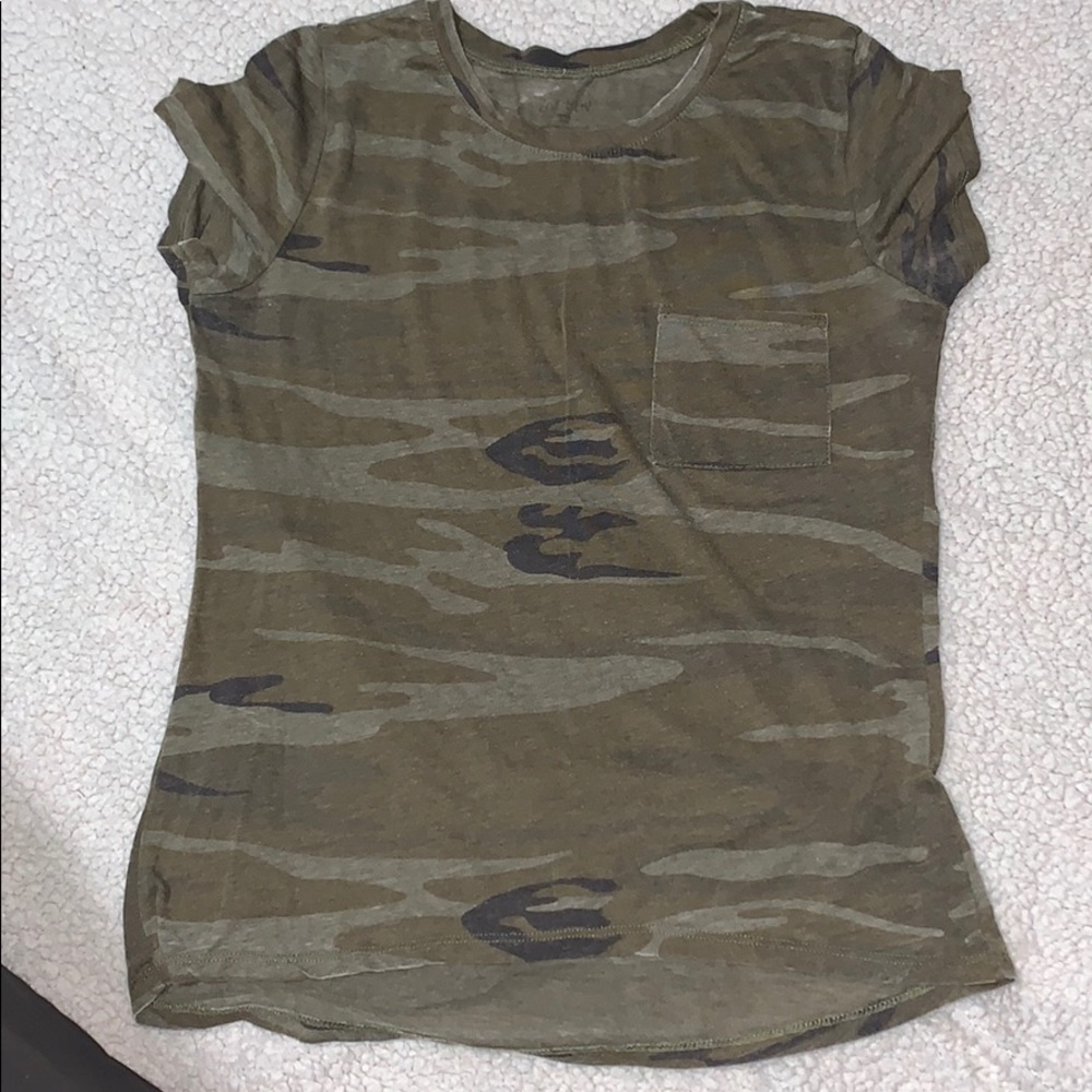 women’s juniors camo top